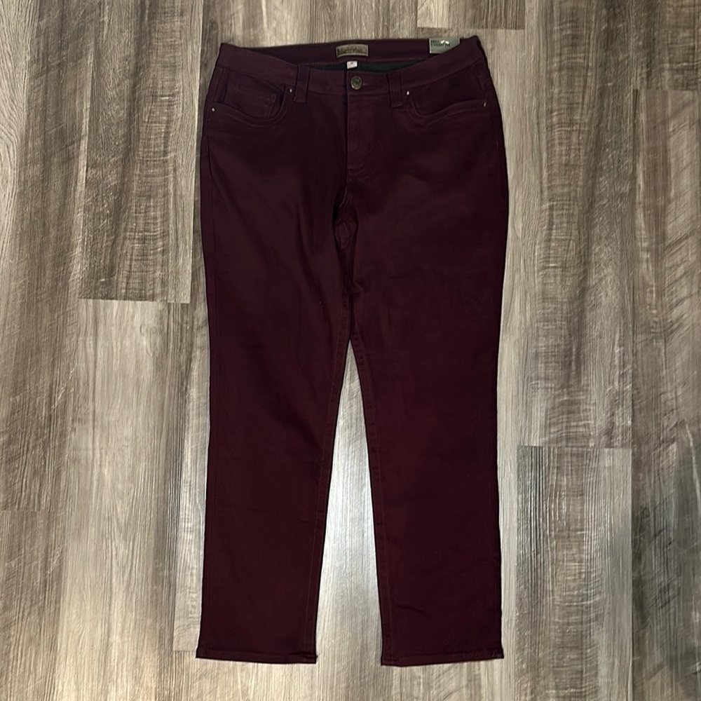 Kut From the Kloth Stevie Straight Leg Ankle Pant Jeans - 12